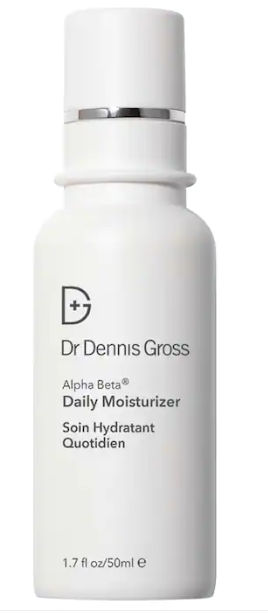 Doctor dennis gross, daily moisturizer, exfoliates the skin