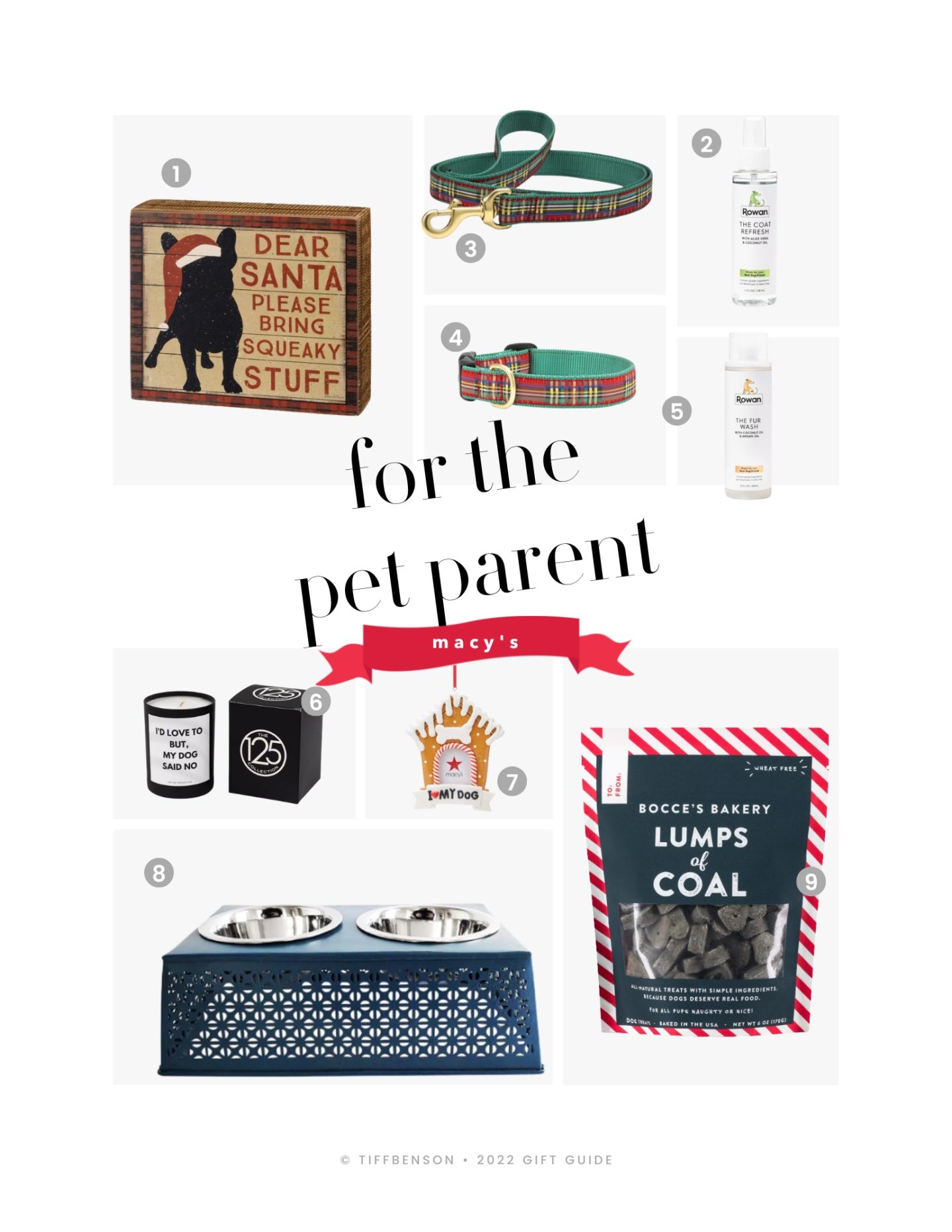 gift guide holiday 2022 tiff benson pet gift guide 