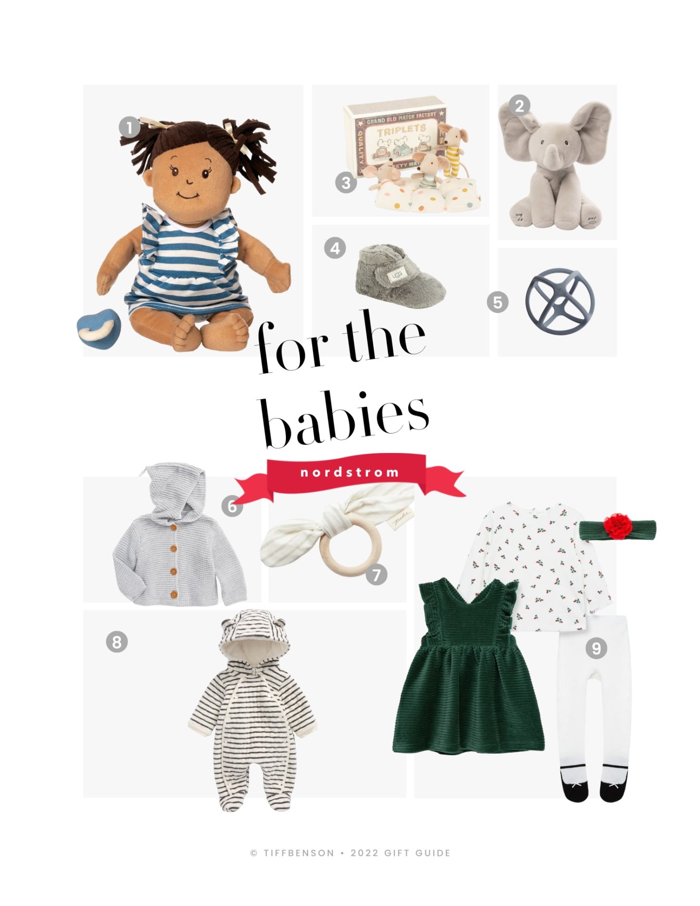 gift guide holidays 2022 for babies, cute baby gifts, must have baby gifts 