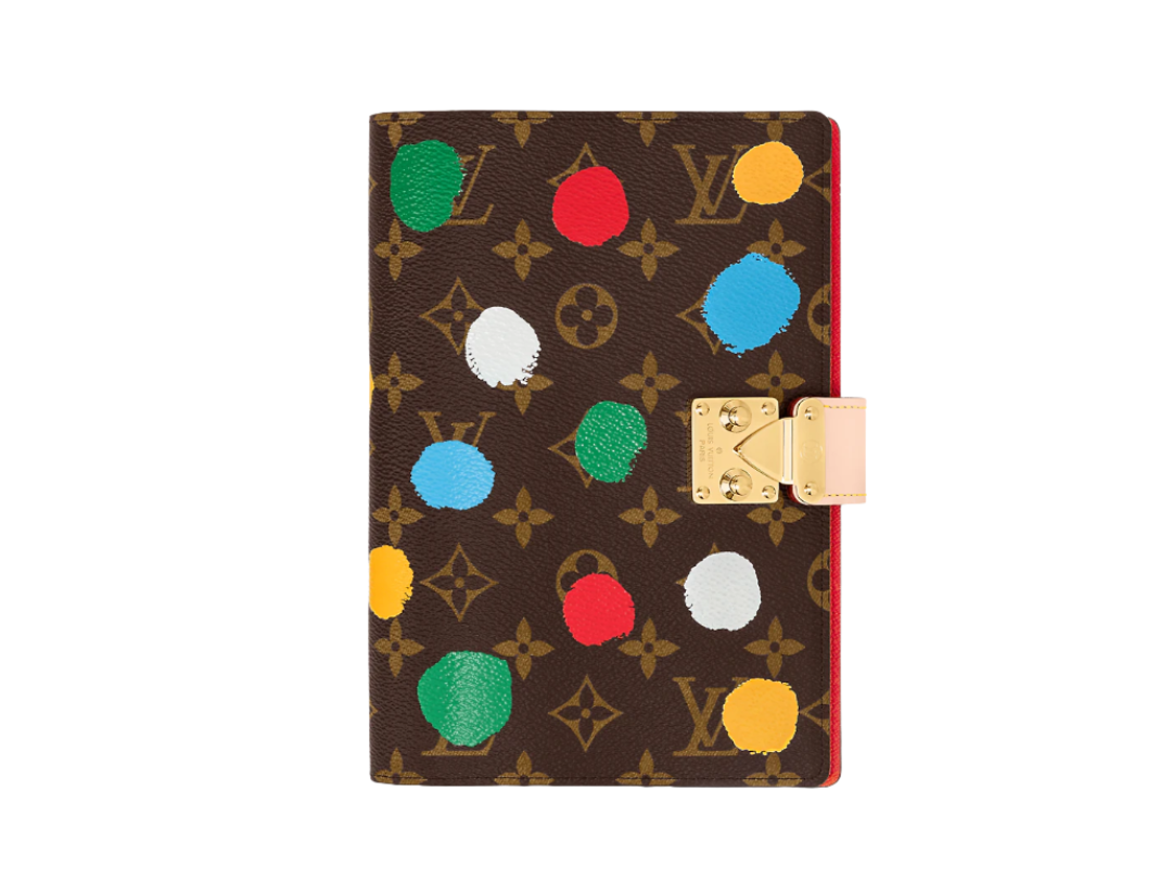 LV X YK PAINTED DOTS PAUL NOTEBOOK COVER