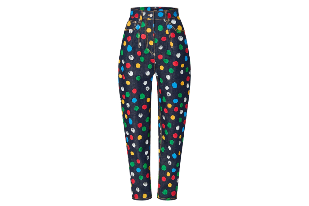 LV X YK PAINTED DOTS JEANS