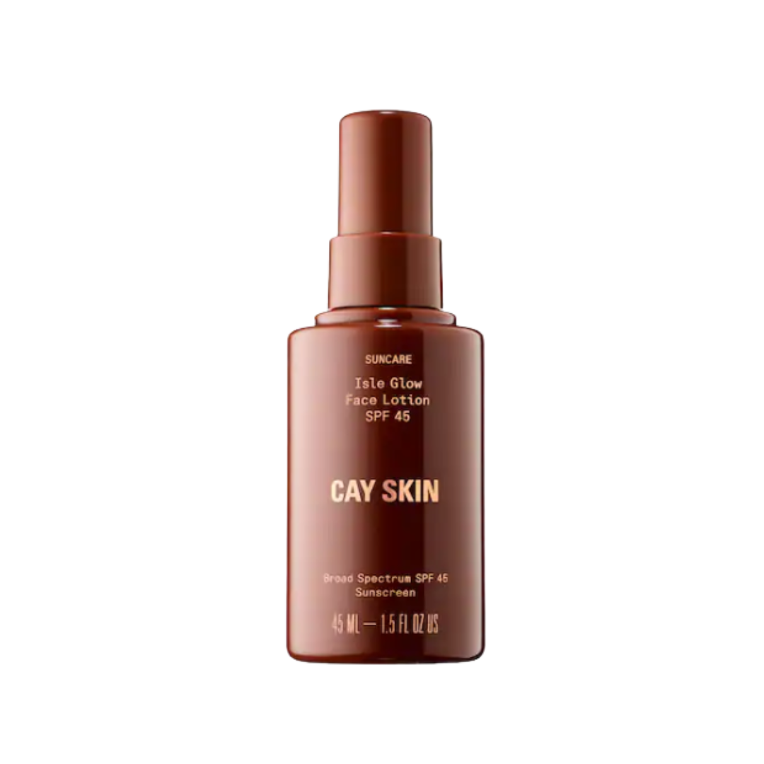 Cay Skin Isle Glow Face Lotion SPF 45 black owned business