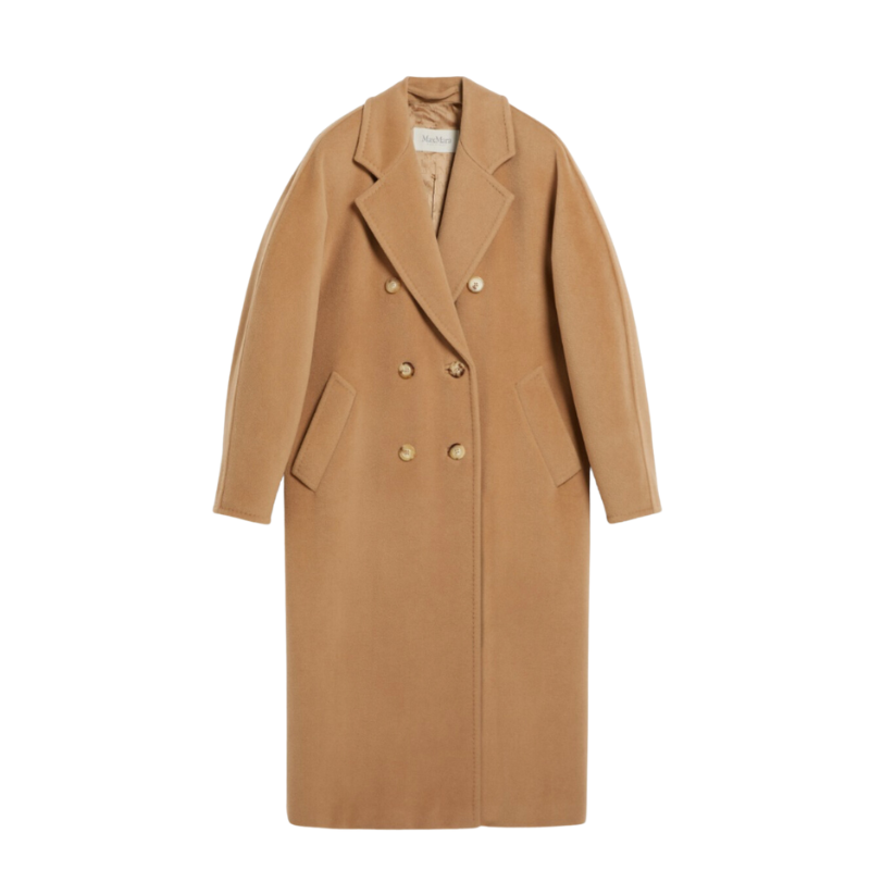 Max Mara Madame 101801 Icon double-breasted wool and cashmere-blend wool coat
